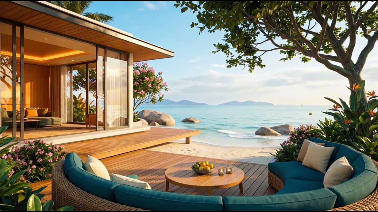 2.5 Hours of Jazz ☀️ Oceanfront Lounge | Work, Study, Relax, Coffee