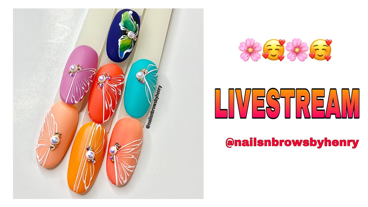 Tutorial: LIVESTREAM VIDEO | Nails art tutorial by Henry