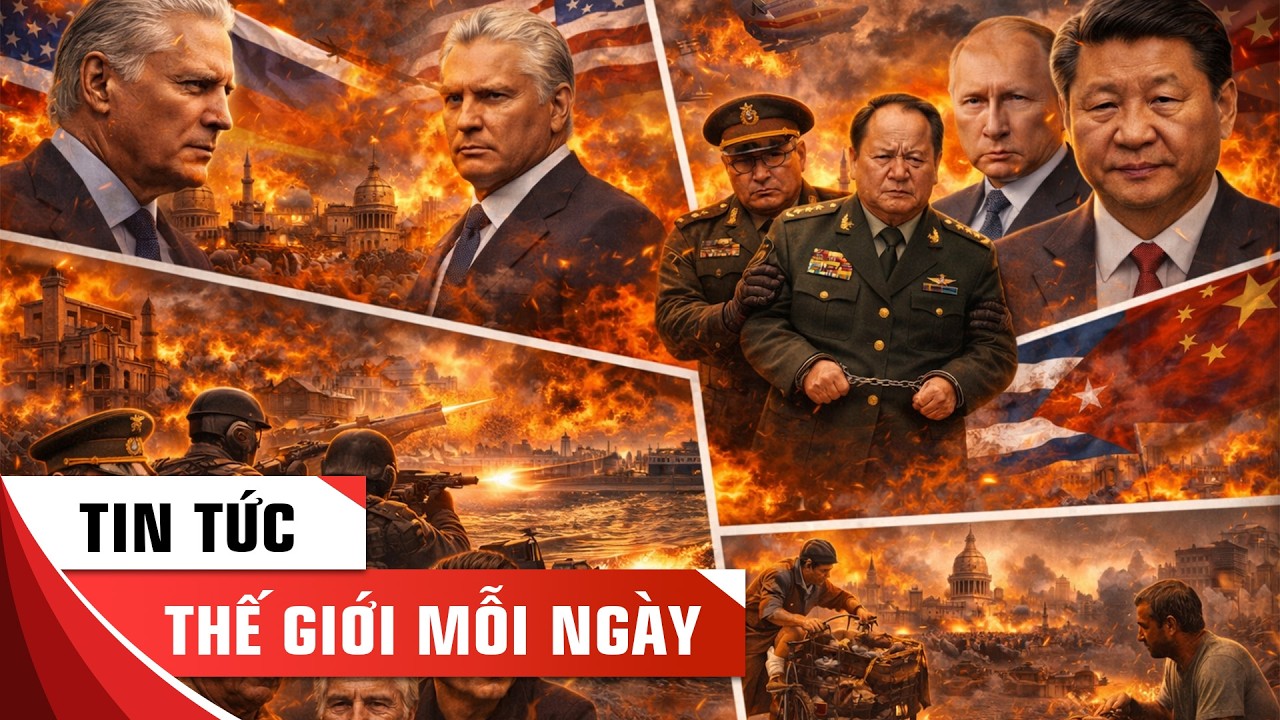 THỜI SỰ QUỐC TẾ 12/2: CUBA BIỂU TÌNH - CUBA NGUY CẤP - MY TUNG VŨ KHÍ NÓNG