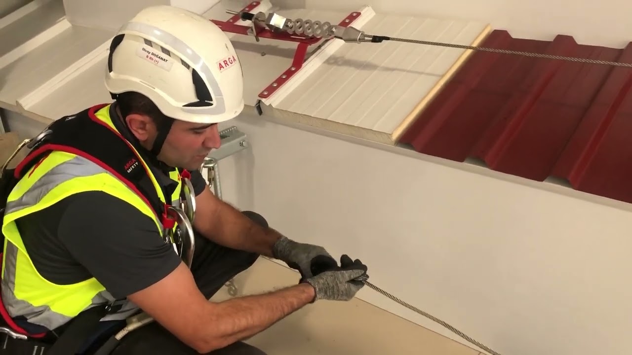 Çelik Halatlı Mobil Yatay Yaşam Hattı nedir, nasıl kurulur?