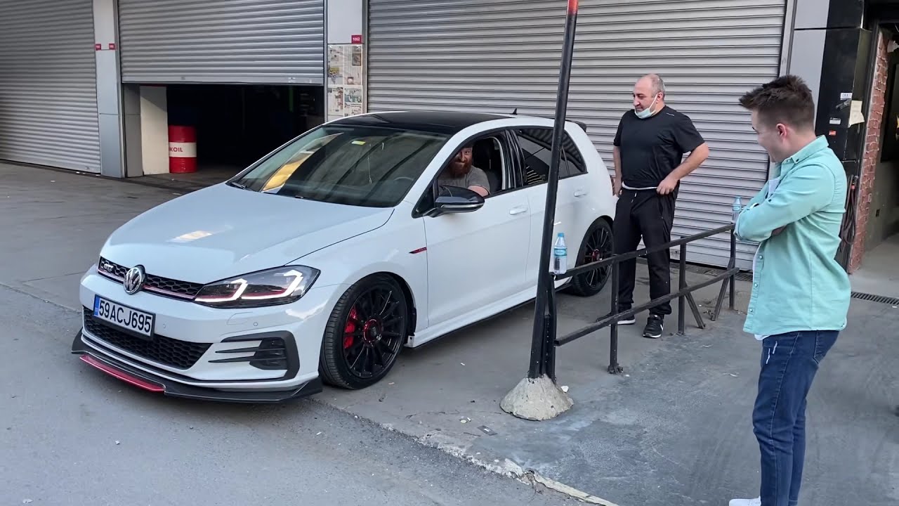 Golf 7 1.4 TSI - Komple Egzoz, Downpipe ve Varex (DSG Fart)- Emil Usta Direksiyona Ge&ccedil;ince Ses Arttı
