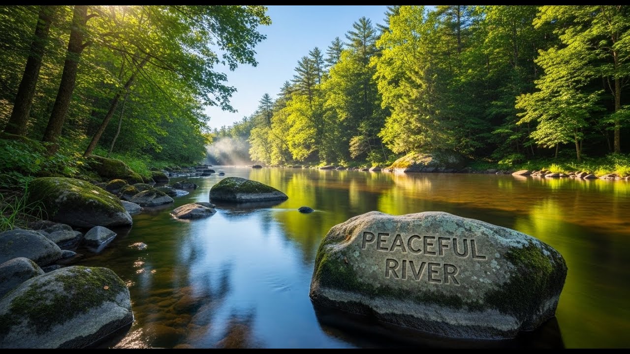 Serene River Water 🌿 Gentle Flowing Ambience for Sleep, Calm, and Meditation #805