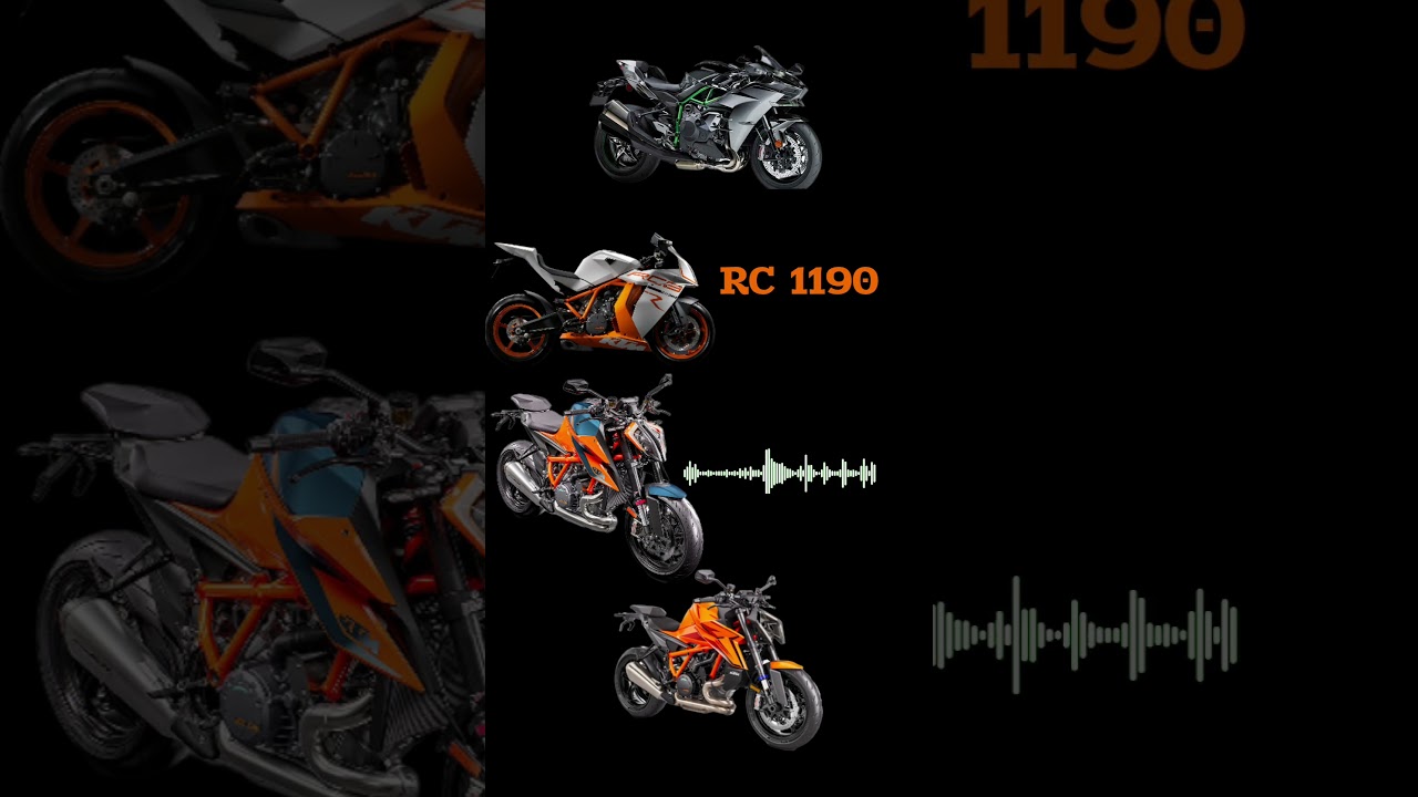 KTM rc series sound comparison 😱🤯#ktm #rc8#rc390#rc250 #rc200 #rc125 #superbike #stock #exhaust