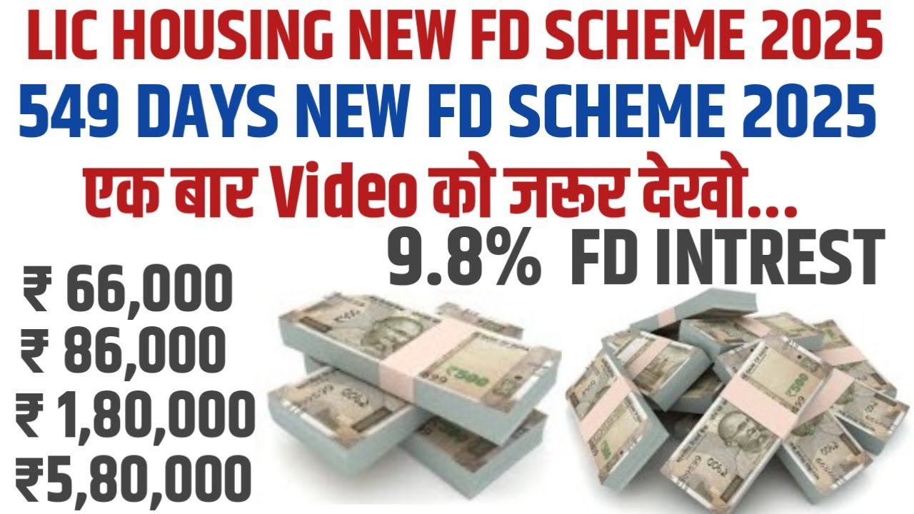 LIC Fixed Deposit | LIC Housing Finance LTD Fixed Deposit Interest Rate | LIC highest Interest 2025