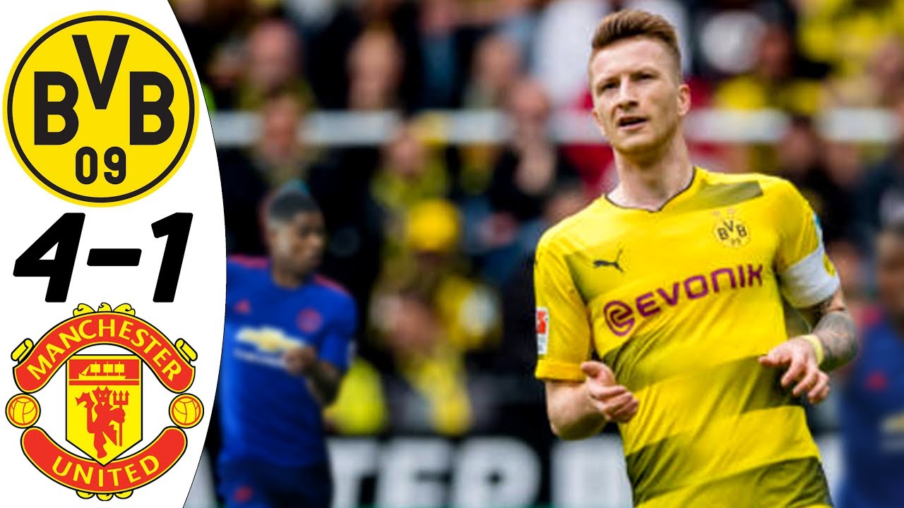 Borussia Dortmund vs Manchester United 4:1 - All Goals & Highlights RESUMEN & GOLES (22/07/2016) HD