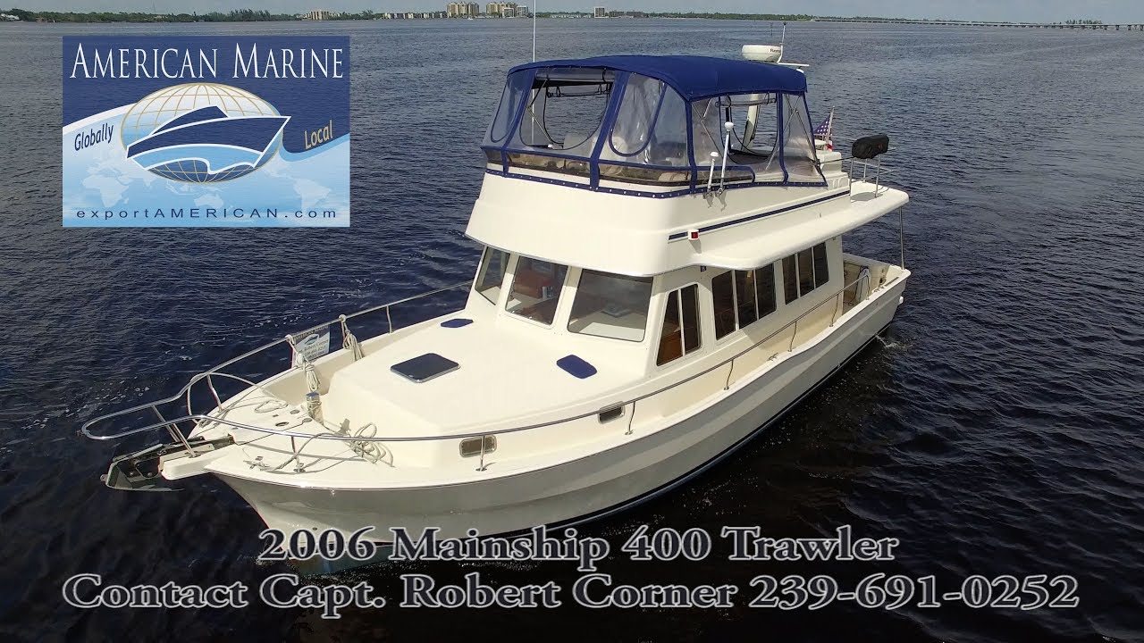 SOLD - 2006 40' Mainship 400 Trawler HD By American Marine