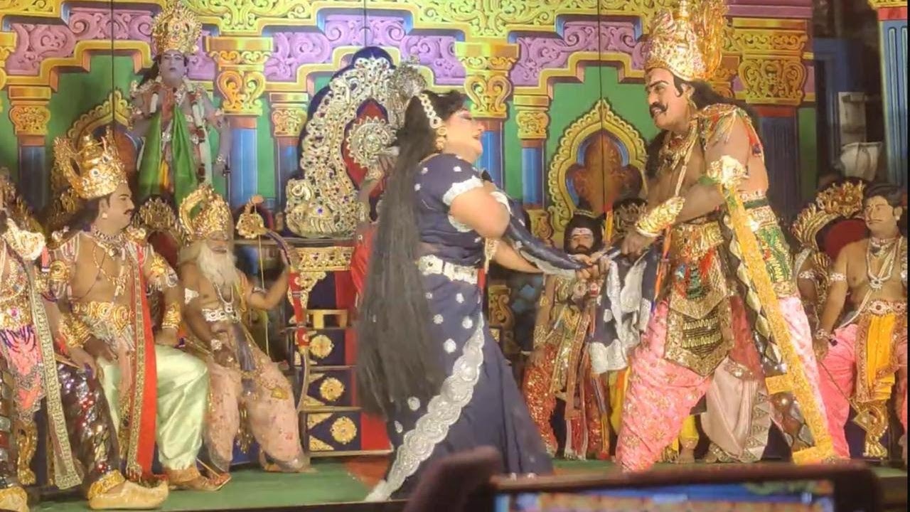 ಕುರುಕ್ಷೇತ್ರ #ದ್ರೌಪದಿಯ #ವಸ್ತ್ರಾಪಹರಣ ಸೀನ್ #ದುಶ್ಯಾಸನ ಪಾತ್ರದಲ್ಲಿ B ಸುರೇಶ್ ರವರಿಂದ ಅದ್ಭುತ ಅಭಿನಯ 👌👌