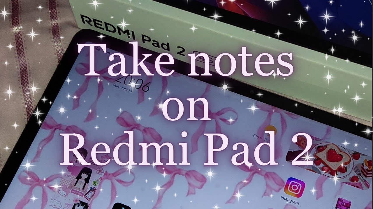 How i take notes on Redmi Pad 2 📝✨ No palm rejection 📓✨
