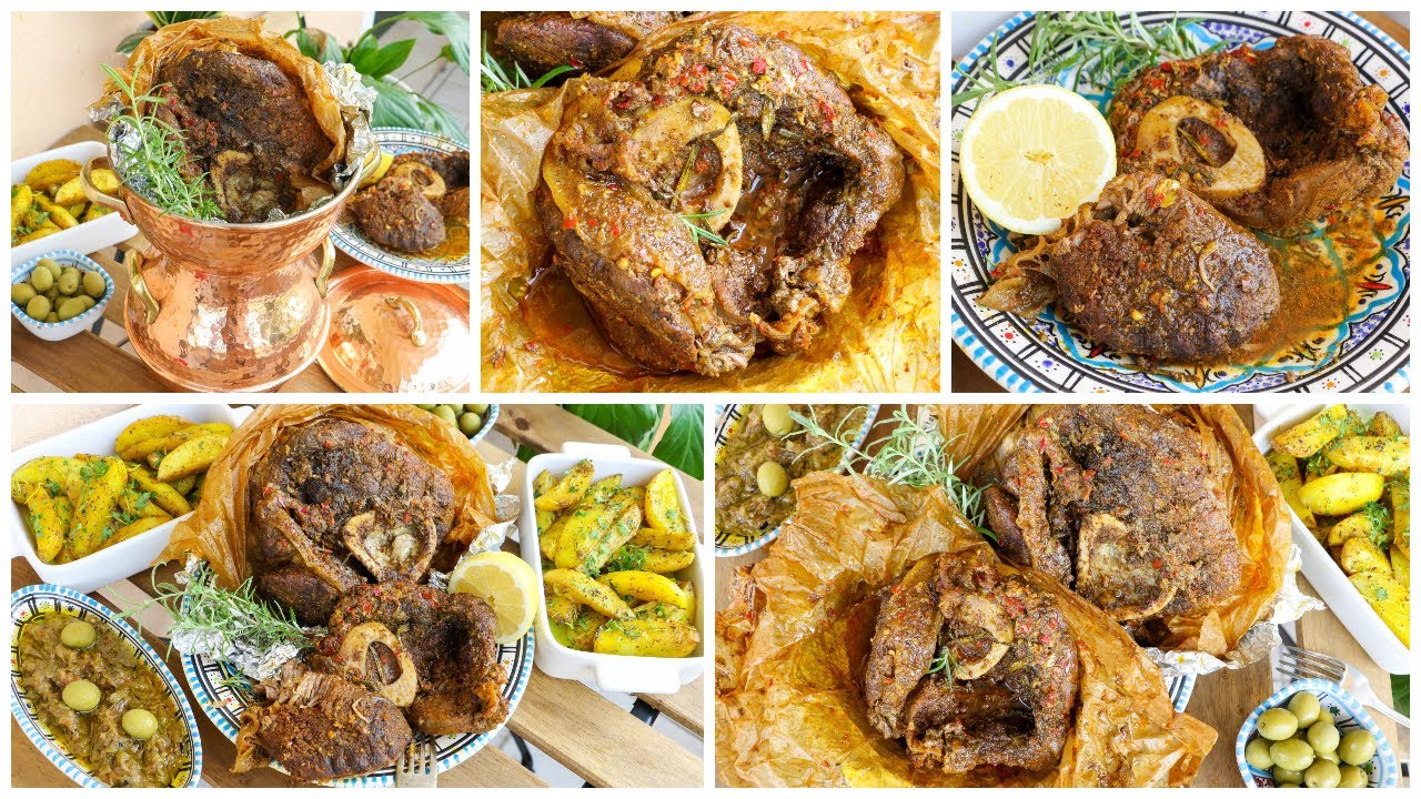 لحم مفور في الكسكاس بتتبيلة رهيبة والبنة عالمية😋من وصفات عيد الإضحى🐑🕌