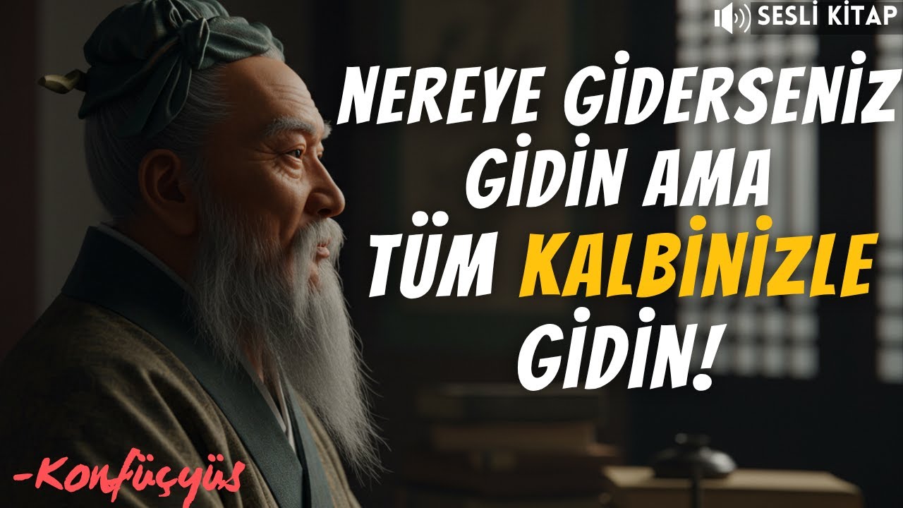 Konfüçyüs: Ahlak, Mutluluk ve İçsel Denge Üzerine | Sesli Kitap | Felsefe