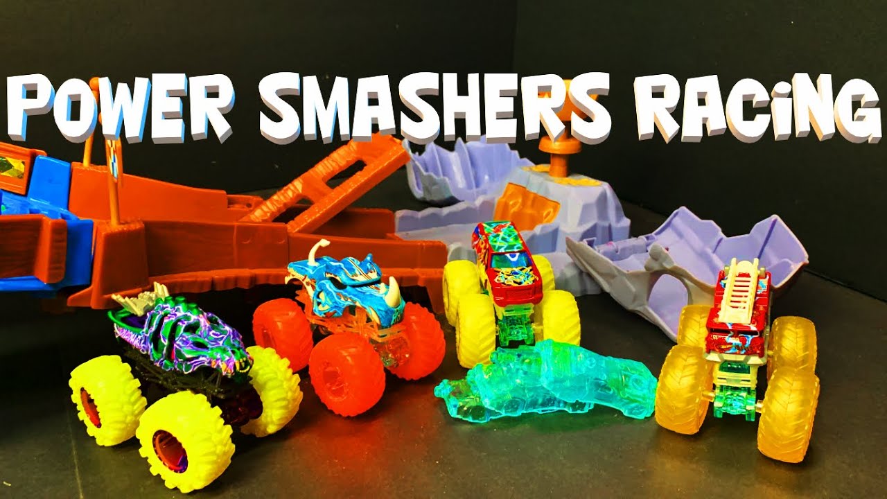 Hot Wheels Monster Trucks Power Smashers Racing