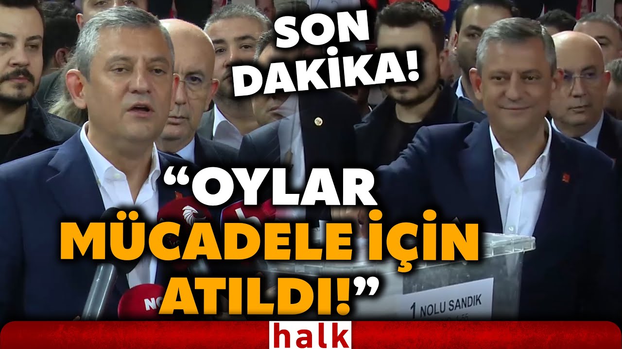 SON DAKİKA! &Ouml;zg&uuml;r &Ouml;zel, CHP 39. Olağan 