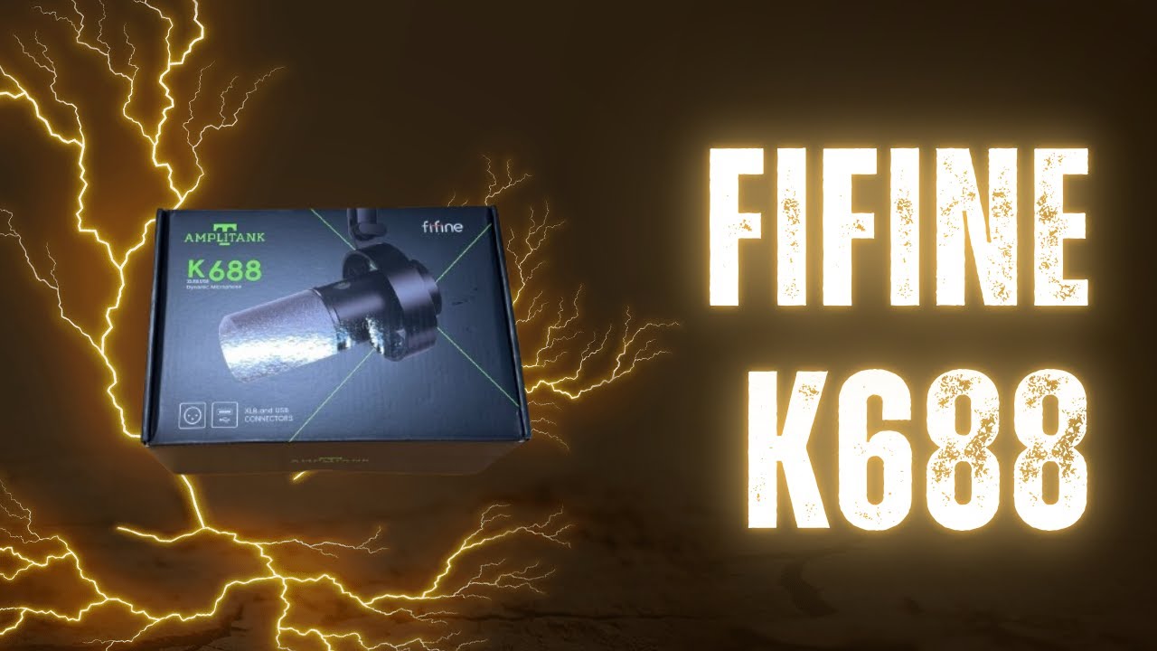 Mon Test BRUT du Microphone FIFINE K688, Je valide ! 😉
