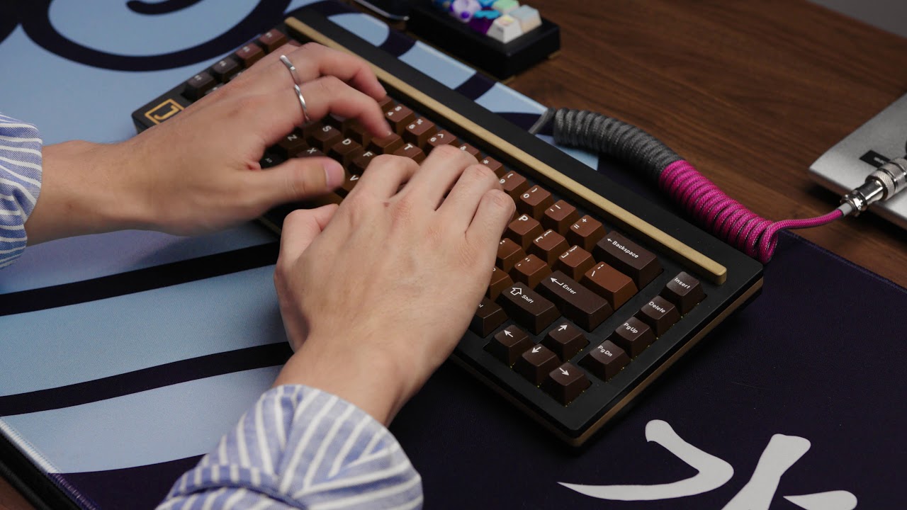J-01 with lubed Yellow Gateron Inks Typing Sounds ASMR