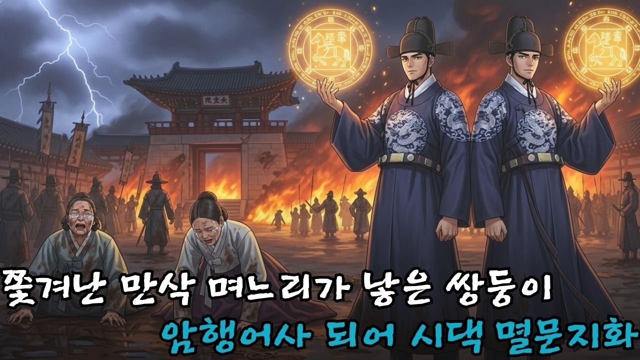만삭의 몸으로 쫓겨난 며느리가 낳은 쌍둥이가 암행어사가 되어 시댁을 멸문지화 시킨 통쾌한 결말 | 야담 | 사이다 | 참교육 | 복수