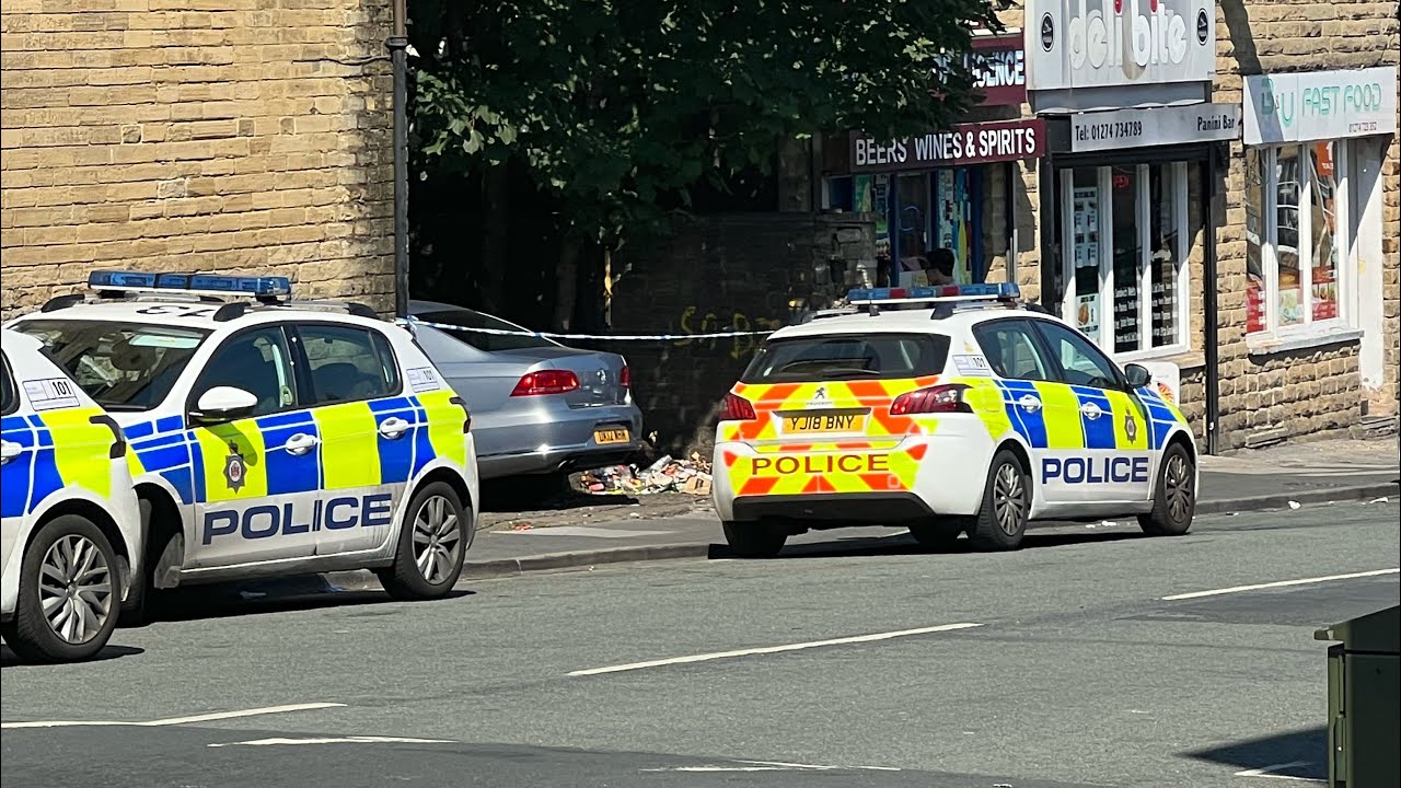 Greggs outlet robbed by armed man as suspect is pursued by armed police