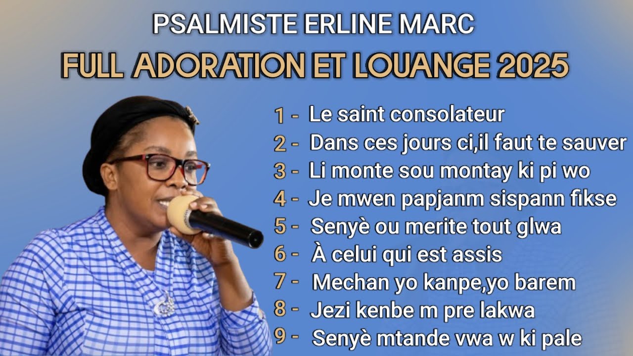 Psalmiste Erline Marc - Le Saint Consolateur - Dans ces jours ci | Adoration Salvation Church of God