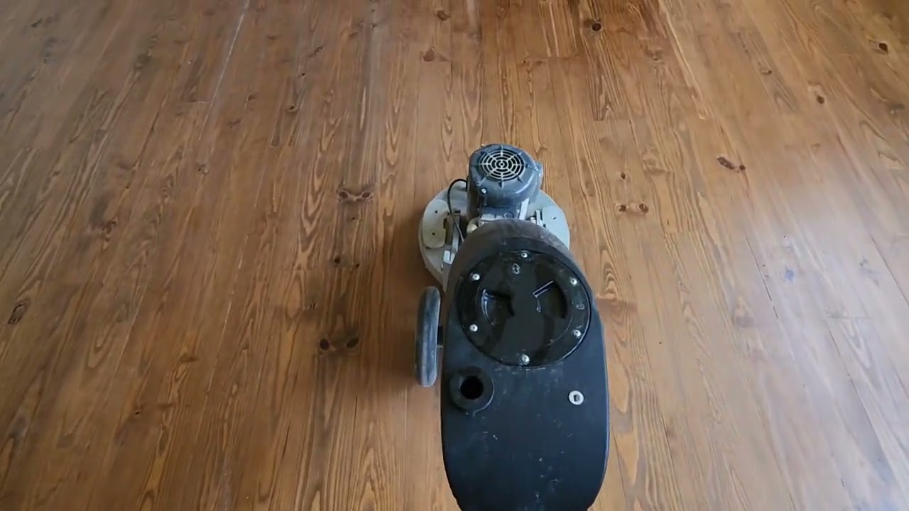 Hardwood floor screening & recoating Pinewood floors-Hardwood Floor Refinishing in Alpharetta