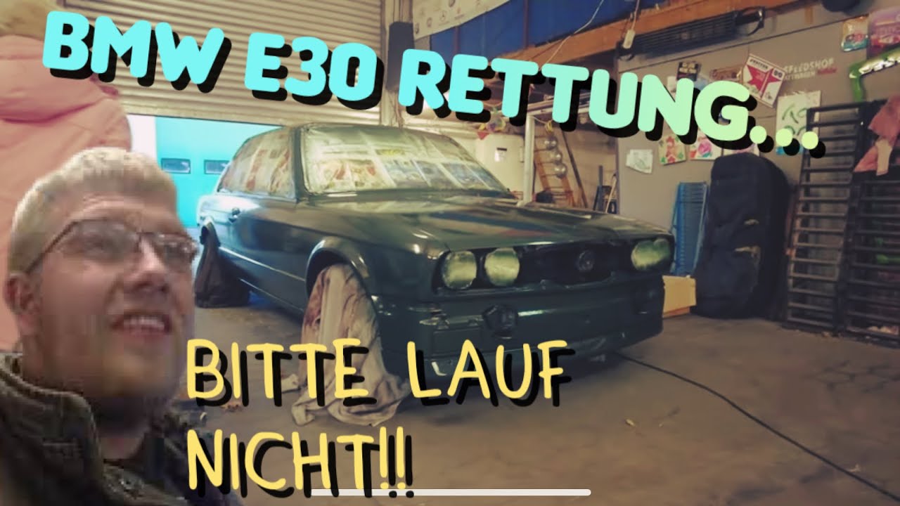 Das kann doch nichts werden? Lackieraktion am Limit! | BMW E30 Rettung (Lackierung Pt.2)