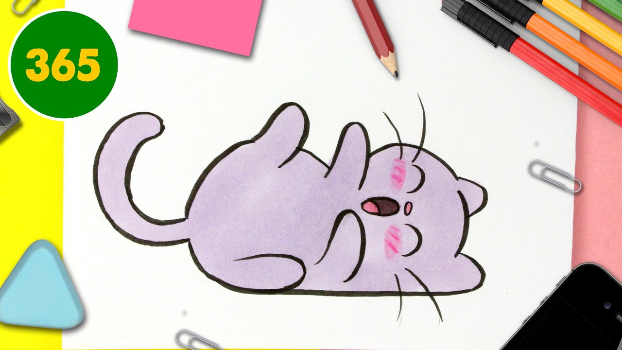 comment dessiner un BÉBÉ CHATON KAWAII 💖 Chat kawaii 💖 dessins kawaii faciles