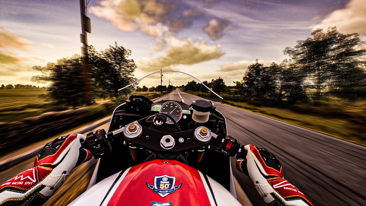 Yamaha YZF-R6 Freeroam Sunset POV - Ride 5 Gameplay