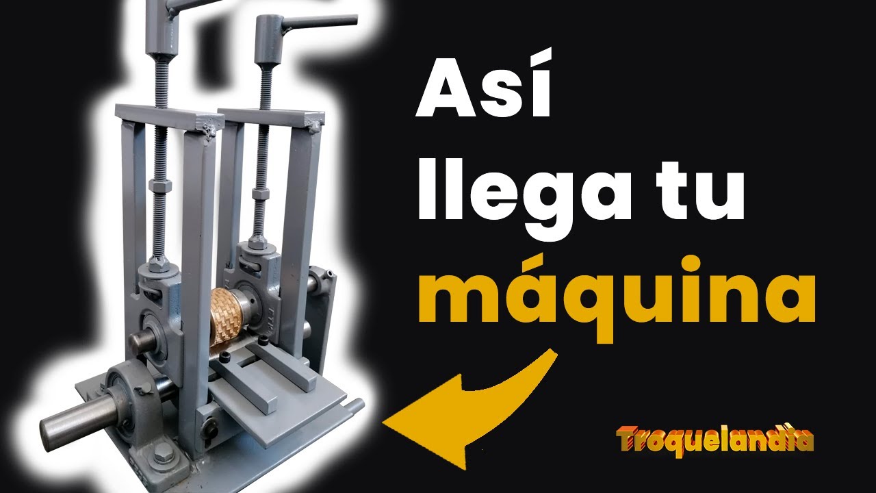 ¡ASÍ LLEGA TU MÁQUINA DE RODILLOS!🤔