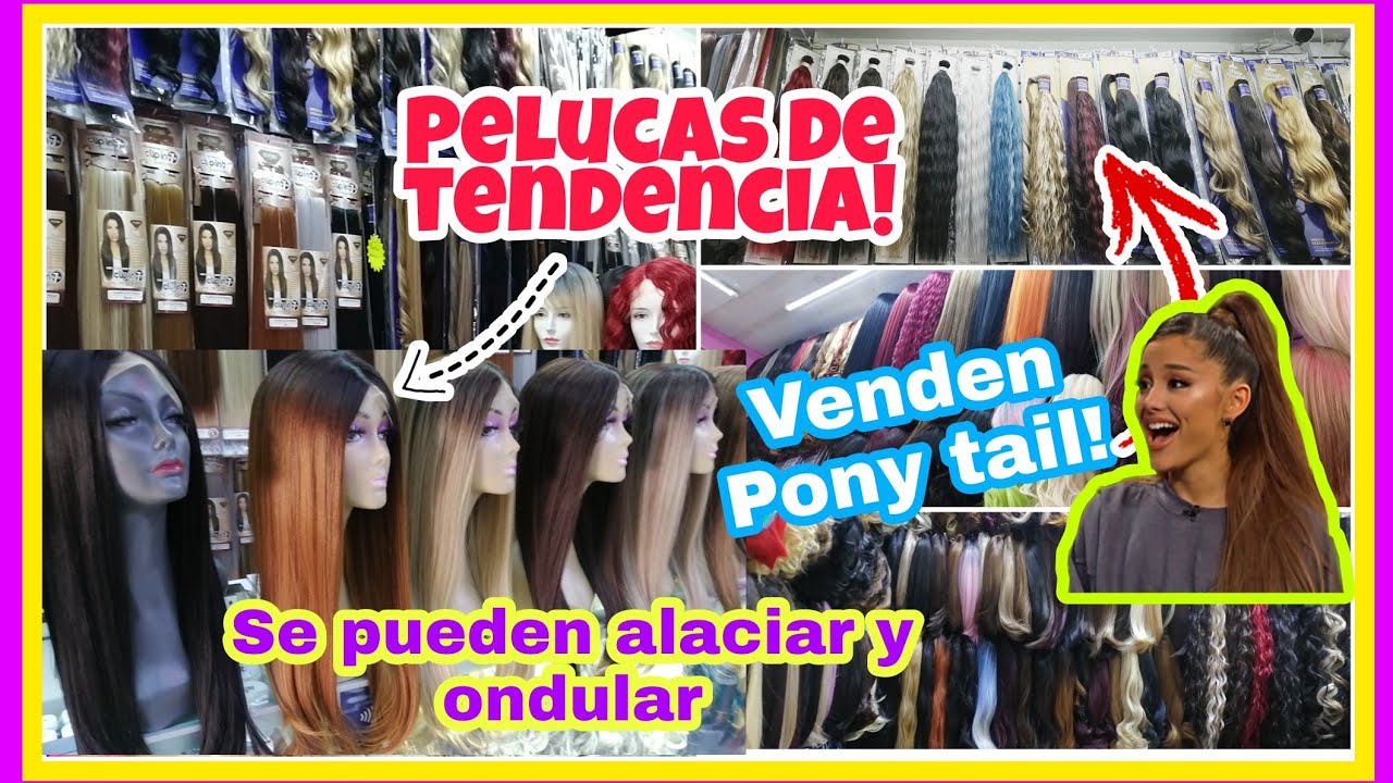 PELUCAS BARATAS EN EL CENTRO CDMX/ PONY TAIL, EXTENSIONES, PELUCAS A BAJOS COSTOS/ ENVIOS