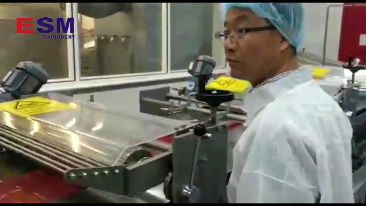 Esm Candy Production Line Producing Candy on Site at the Egyptian Factory