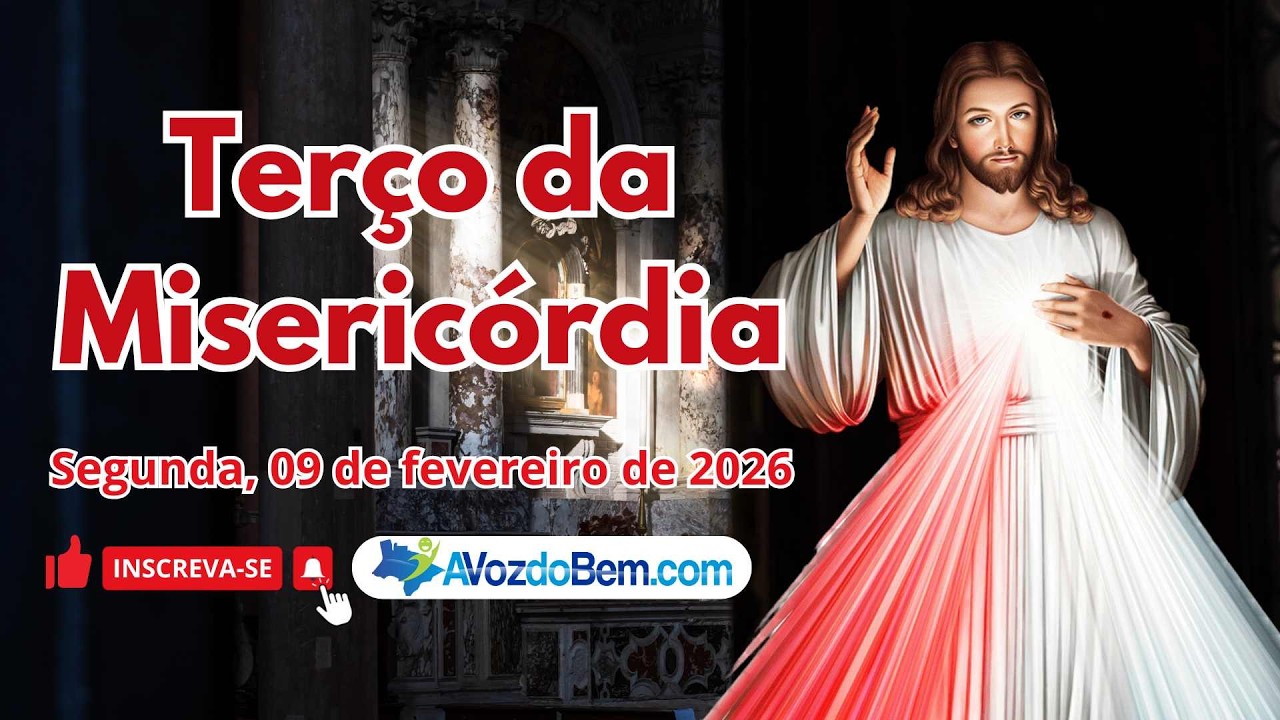 Terço da Misericórdia – 09/02/2026 #terçodamisericórdia #terço.