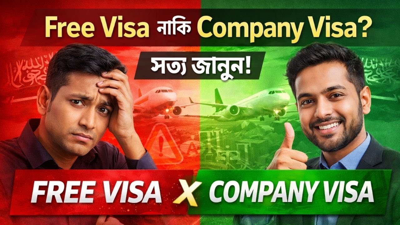 Free Visa নাকি Company Visa? | সৌদী আরবে যাওয়ার আগে সত্য জানুন