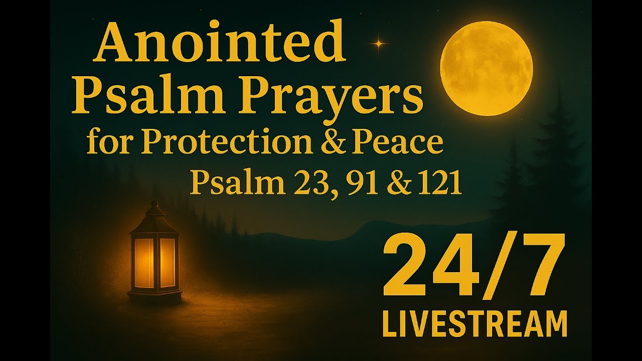 Anointed Psalm Prayers for Peace, Protection & God's Presence| Psalms 23* 91* 121|24/7 Livestream