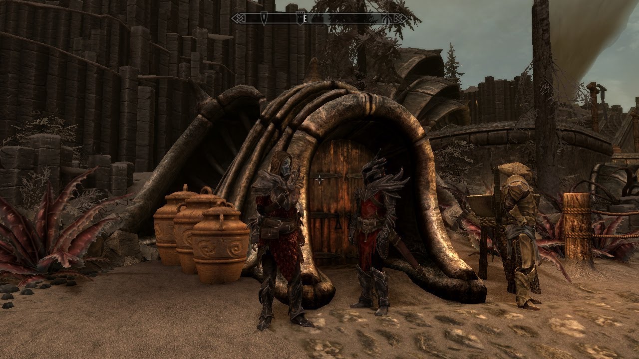 AE Skyrim. Маски трибунала. Отсылка к Морровинд.