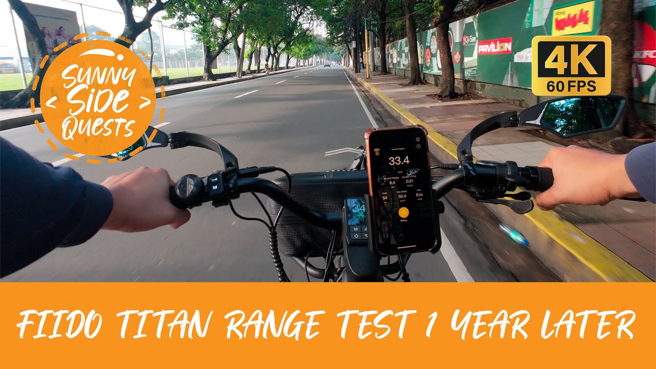 [4K60] Fiido Titan Range Test a year later (Throttle only)