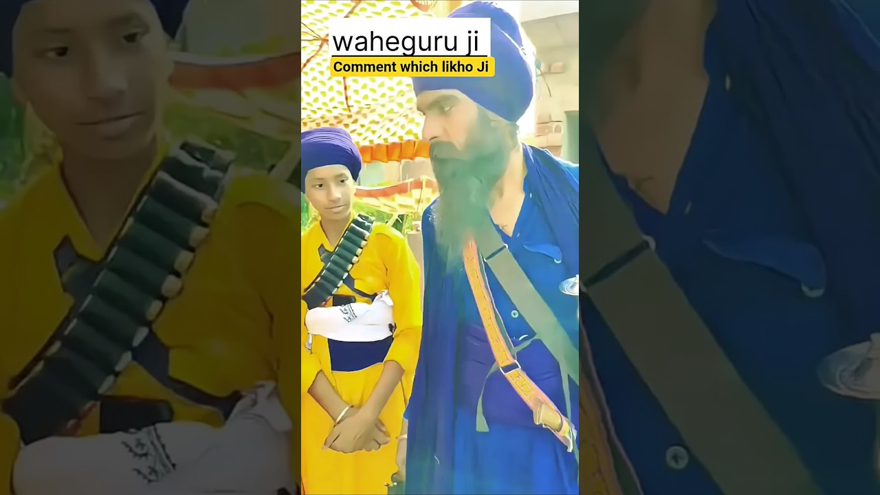 short Gurbani top trending Khalsa nihang Singh #gurbani ##gurunanak #punjab #shorts #viral #gatka