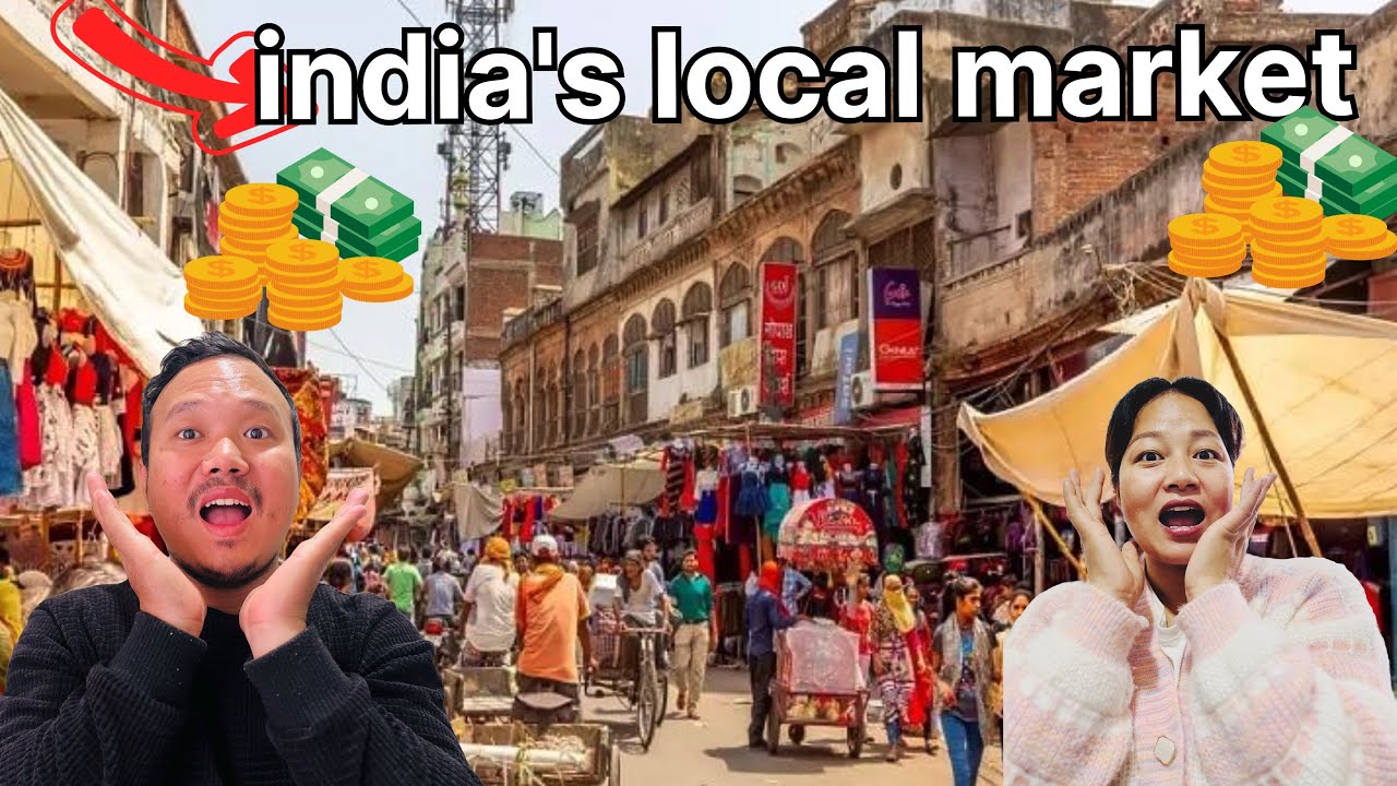 wife sanga india ko local market /#minivlog #indialocalmarket#nepalboarder