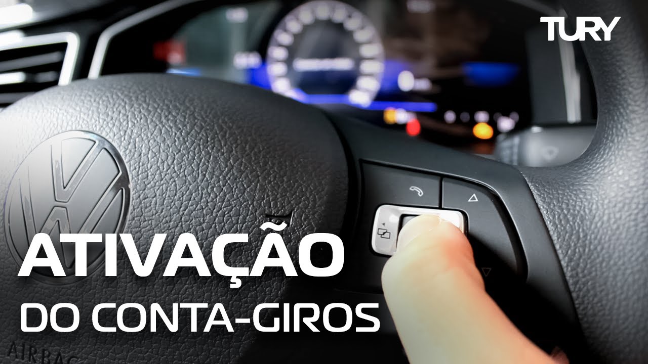 Ativa&ccedil;&atilde;o do Conta-Giros no painel (Volkswagen Polo TSI Manual) - TURY