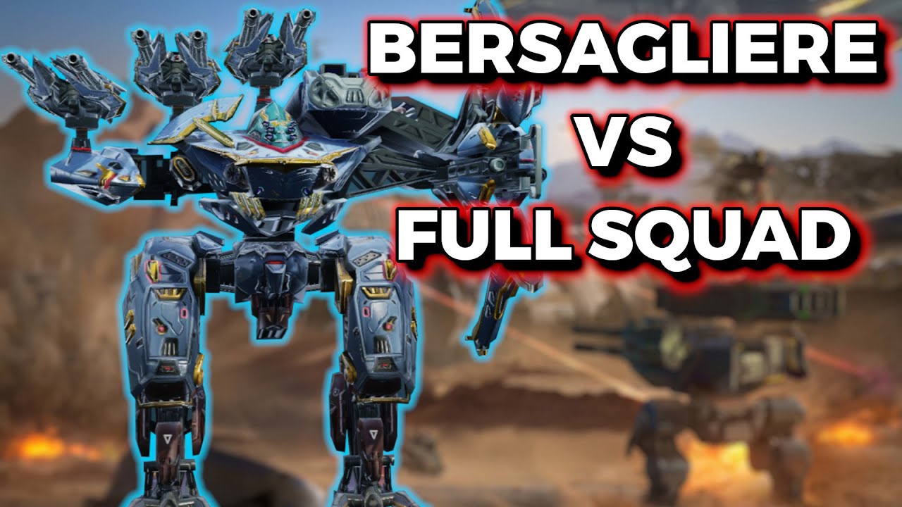 WR - Vendicatore Bersagliere Fights Full Clan Squad | War Robots