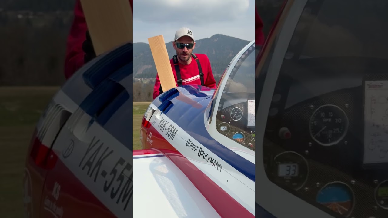 Gernot Bruckmann fly his huge Yak55 the first Time! #rc #bigcrash #rcplane #giant #fly #bruckmann 