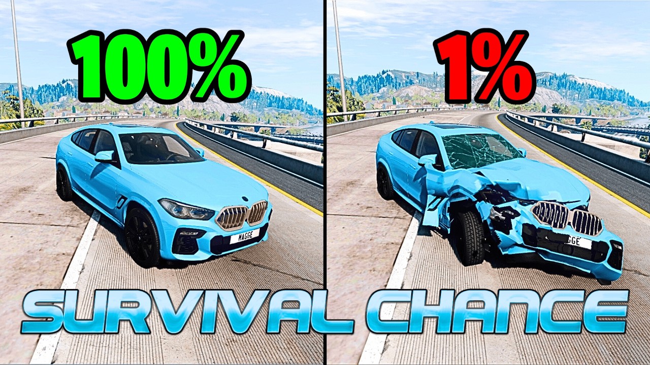 Realistic Survival Chance Crashes #30 | BeamNG.drive