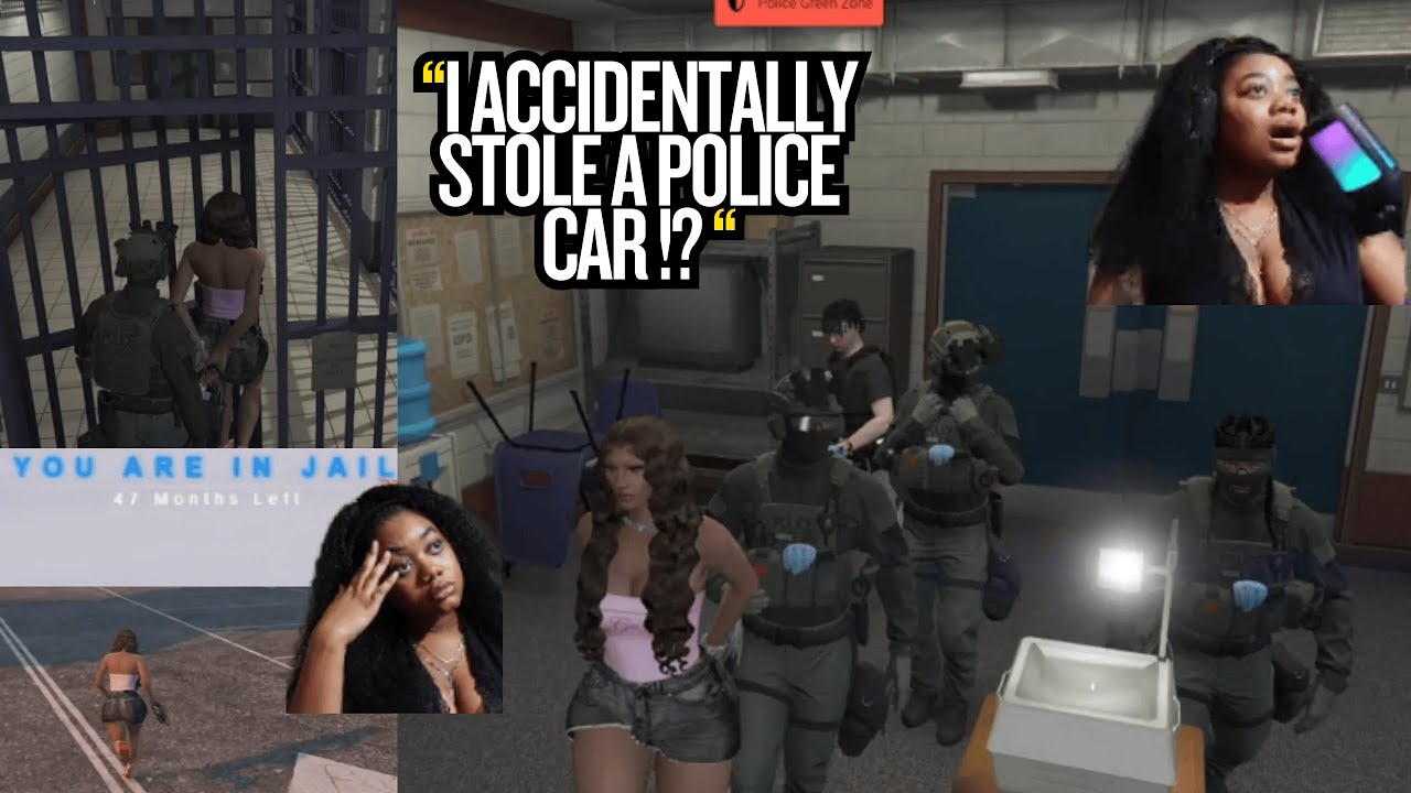 NEVAEH PLAYS GTA RP AND GOES TO PRISON !