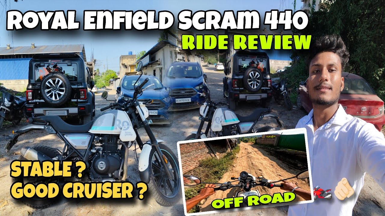 Royal Enfield Scram 440 Ride review// off road test //Better than other 440 bike ?