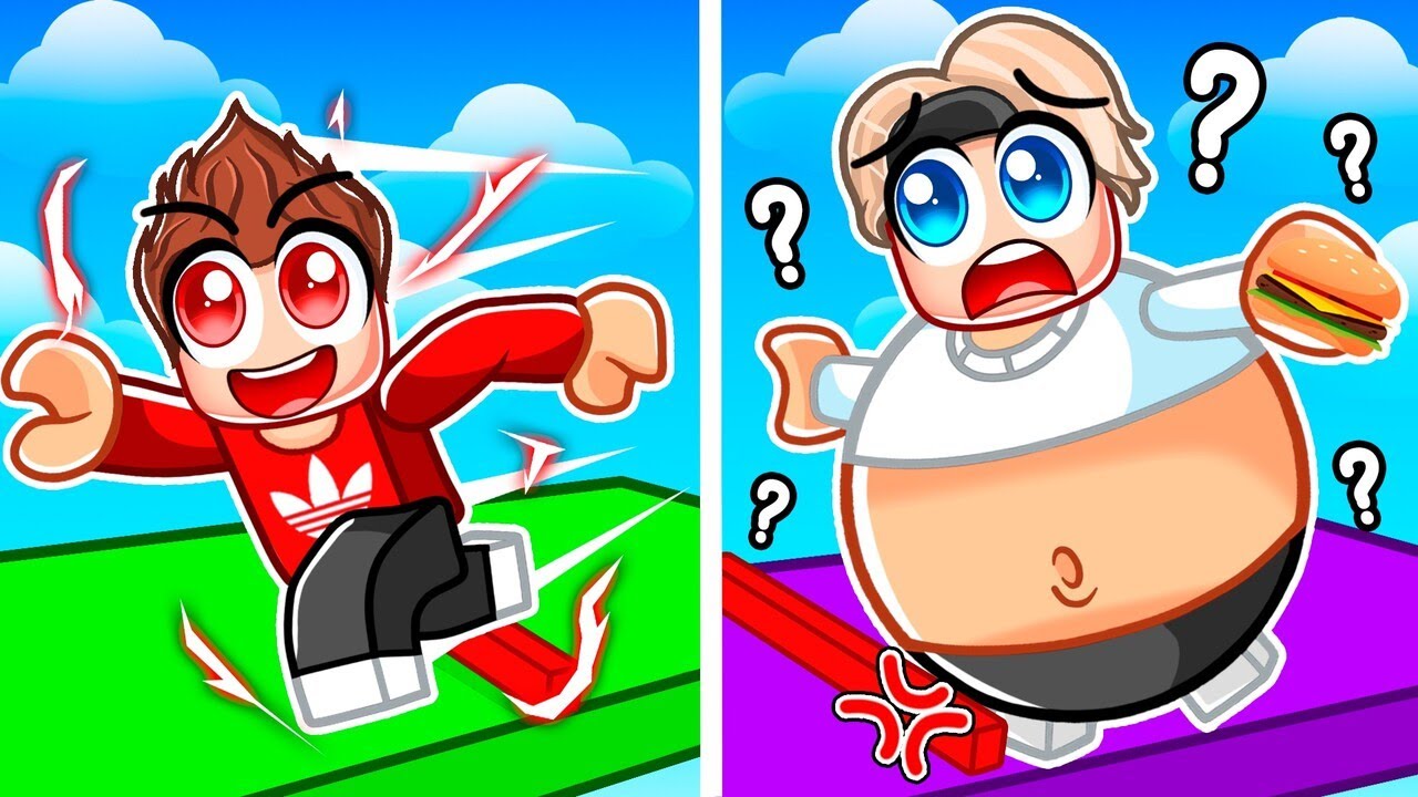 DICK vs. D&Uuml;NN OBBY! (Roblox)