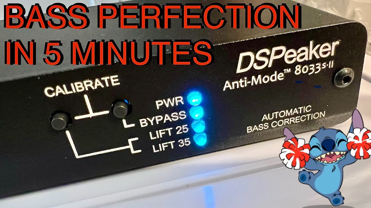 Perfect Bass in 5 Minutes - DSPeaker Anti-Mode 8033s Mark II