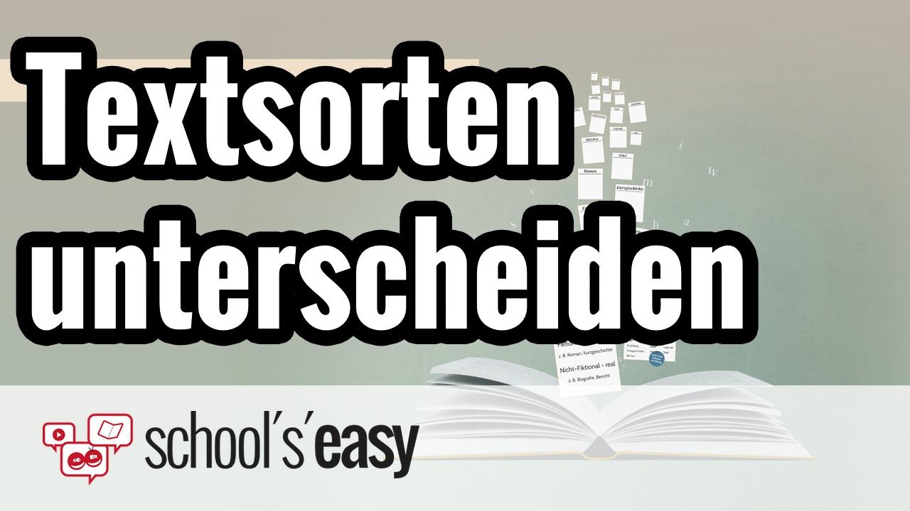 Textsorten unterscheiden - Interaktives Video