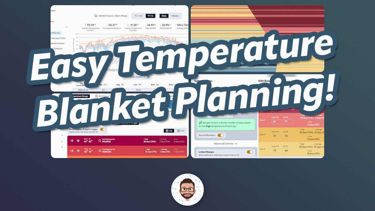 Plan a Temperature Blanket the Easy Way