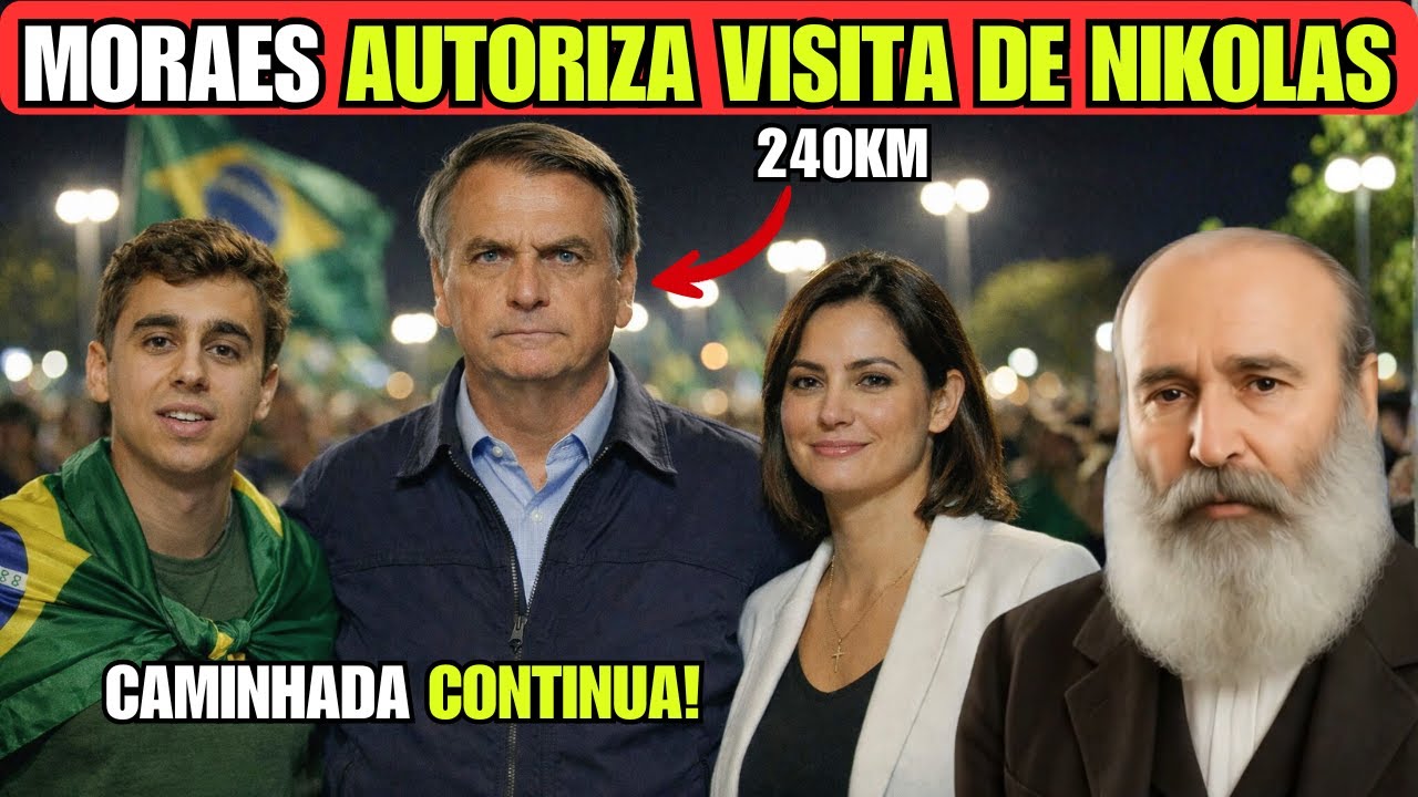 MORAES AUTORIZA VISITA DE NIKOLAS! CAMINHADA CONTINUA! PSICOGRAFIA BEZERRA DE MENEZES