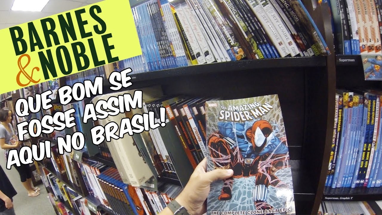Barnes & Noble o paraíso para quem ama quadrinhos - encadernados, omnibus Marvel e DC inéditos aqui