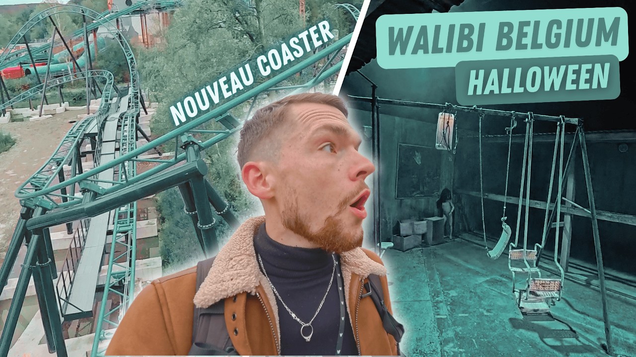 🎢HALLOWEEN & NOUVEAU ROLLER COASTER à Walibi Belgium