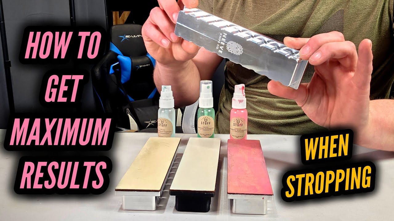NEEVEKNIFECO Solid Aluminum Strops & How To Strop Like A Pro