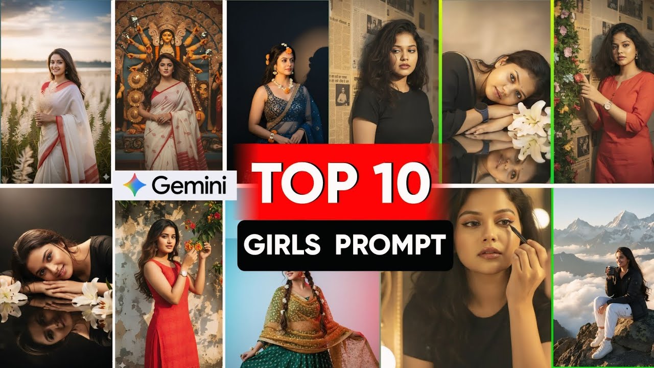 TOP 10 AI Vintage Photo Editing Prompt | একদম ফ্রীতে RetroGemini Style Photo বানান ✅ #geminiprompts